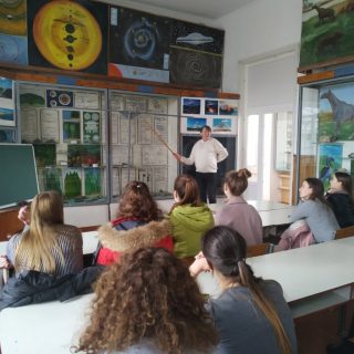 Учні взяли участь в лекції-диспут «Геологічна історія розвитку органічного світу Землі»