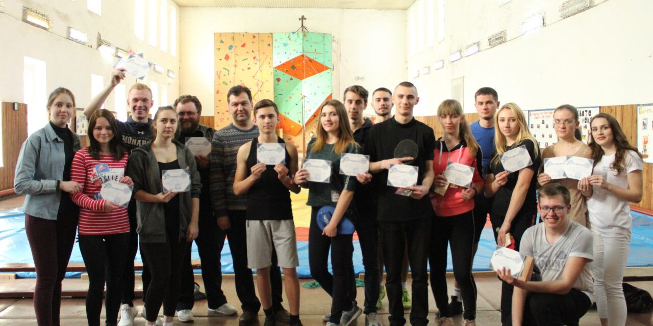 Вітаємо учасників турнір з настільного тенісу!